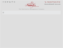 Tablet Screenshot of nawafir-tours.com